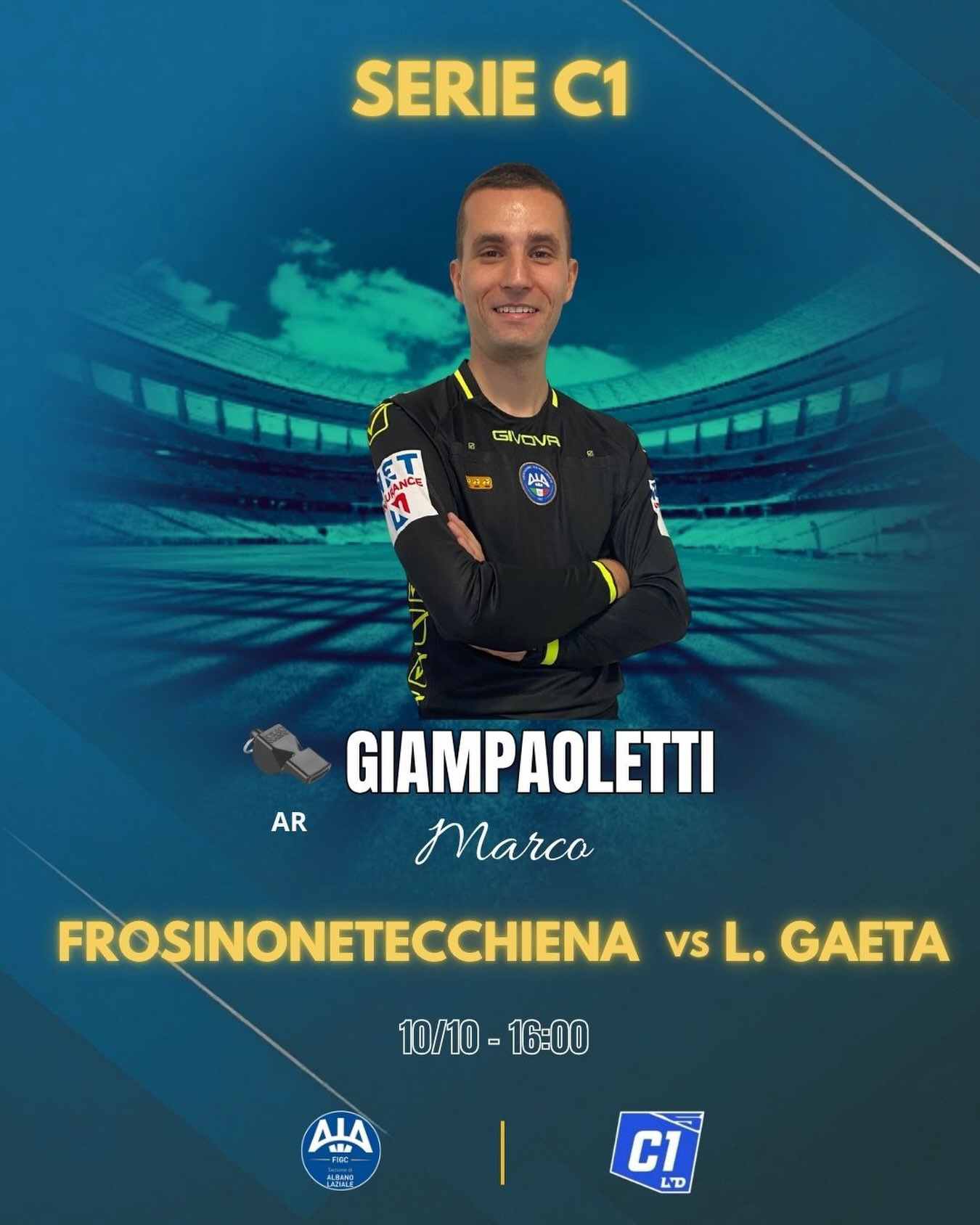 Designazione del nostro Gladiatore in forza al CRA Lazio.

IN BOCCA AL LUPO!🔥