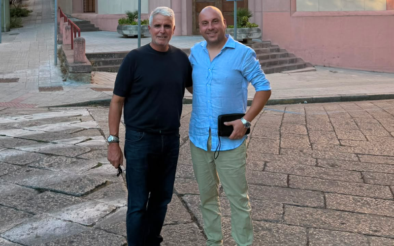 Presidente Carmelo Battaglia e Massimo Magrini